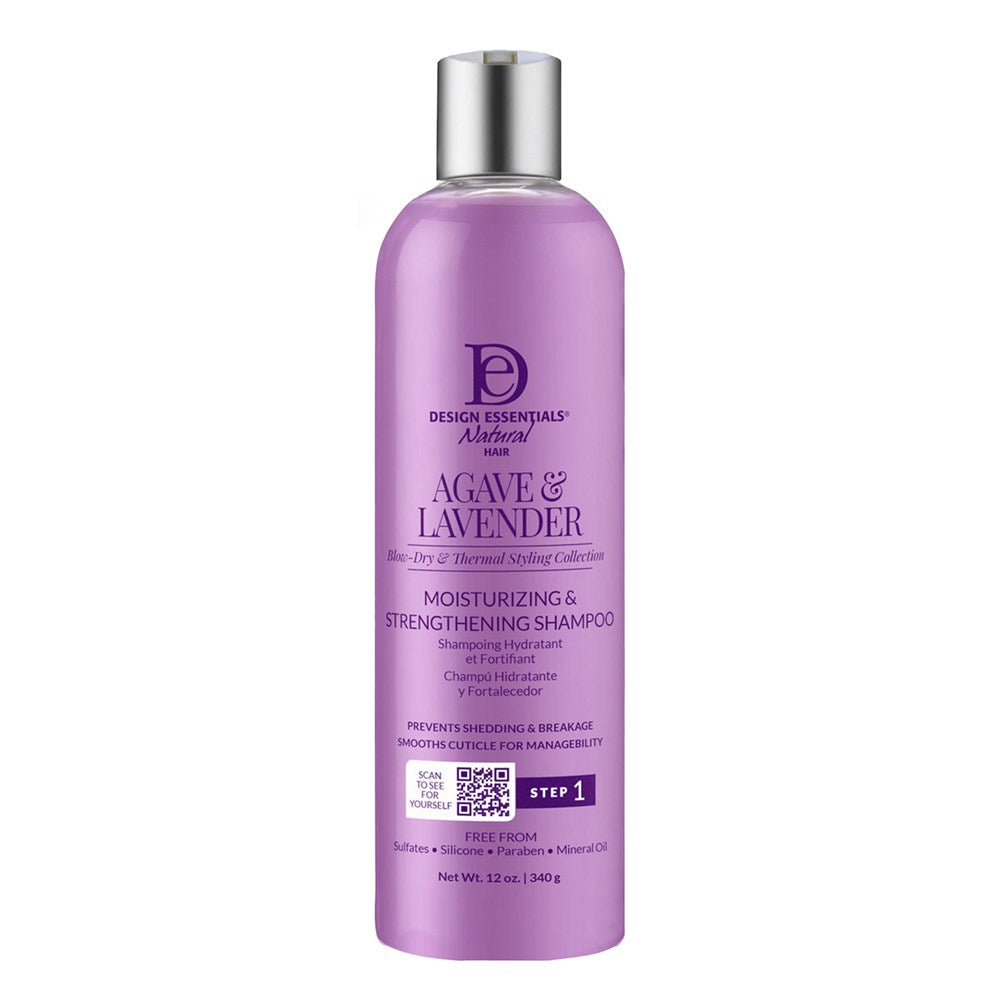 DESIGN ESSENTIALS Agave & Lavender Moisturizing & Strengthening Shampoo